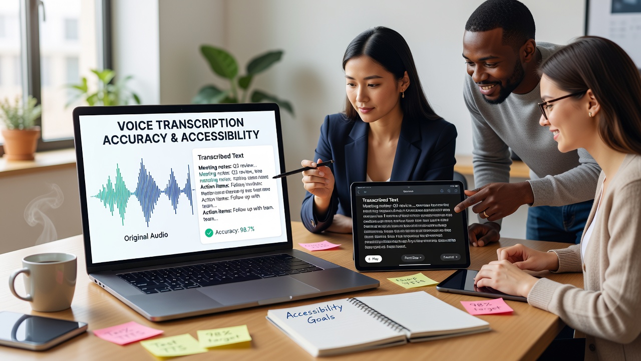 Analyzing Voice Transcription Accuracy and Its Role in Accessibility Enhancements Across Digital Note Platforms
